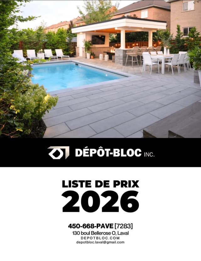 Depot Bloc Pricing List 2026